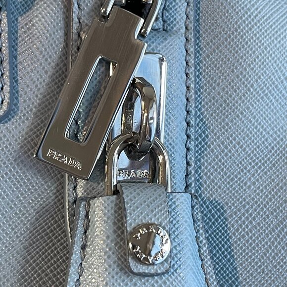 Prada Astrale Saffiano Lux Leather 2Way Bowling Bag - Preowned - Picture 6 of 13